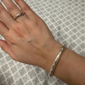 Tous Bracelet and Ring Set (Ring Size 7)